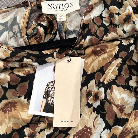Nation LTD Luisa Floral Drape Top 2 for $20 - Picture 6 of 6